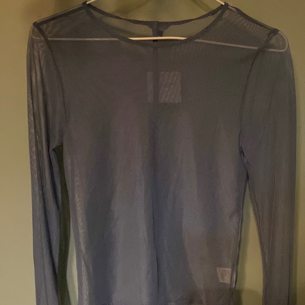 NWT sheer too long sleeve.  American eagle